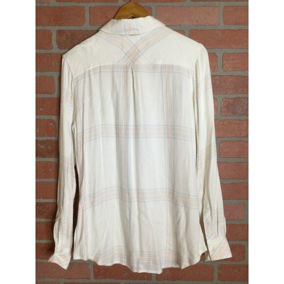 Rails Free People Women Button Up Shirt Hunter Plaid Super Soft Collared Small - Picture 2 of 6